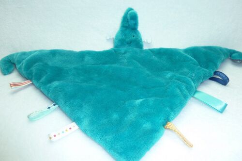 DOUDOU LAPIN ANGE TURQUOISE MARQUES INCONNUES