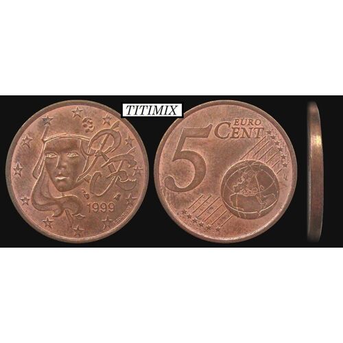 Pièce Monnaie 5 Cts Centimes Euro France 2014