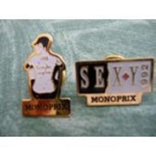 Lot De 2 Pins Monoprix Sexy 1992 Et 1992 Trois Fois Vingt Ans