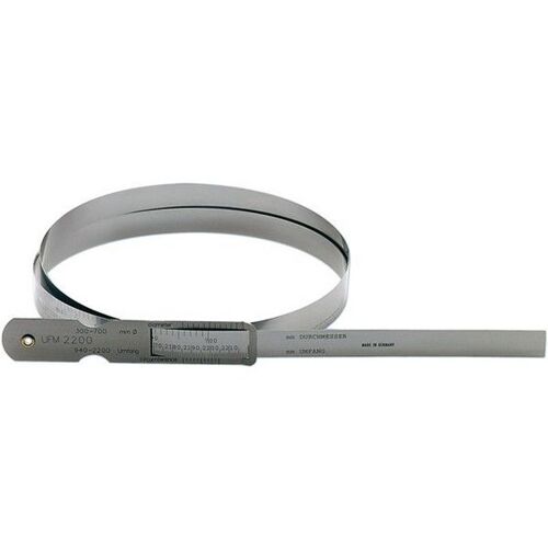 Mètre à ruban d'acier pour circonférence et Ø, Pour circonférence : 3450-4720 mm, Pour Ø 1100-1500 mm, Vernier 0,1 mm