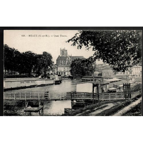 Cpa - Meaux - Quai Thiers