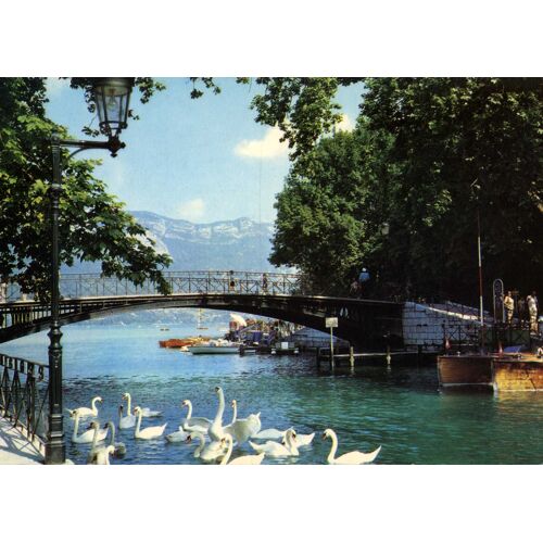 Carte Postale D' Annecy (Haute-Savoie) Le Pont Des Amours (Réf.245)