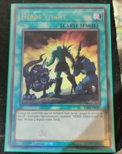 Yu Gi Oh Ra04 Fr087 Heros Vivant Ultimate