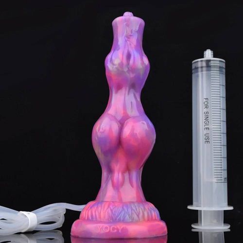 Faak-Gode Éjaculation En Silicone Shoous Slaura,Jouet Sexuel Brillant Dans L'obscurité,Pénis Net,N?Ud De Loup,Perles - Cc-98-C1960