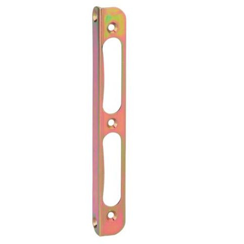 GACHE EQUERRE ZINGUE BICHROMATE BOUT ROND RETOUR 16MM HAUTEUR 170MM