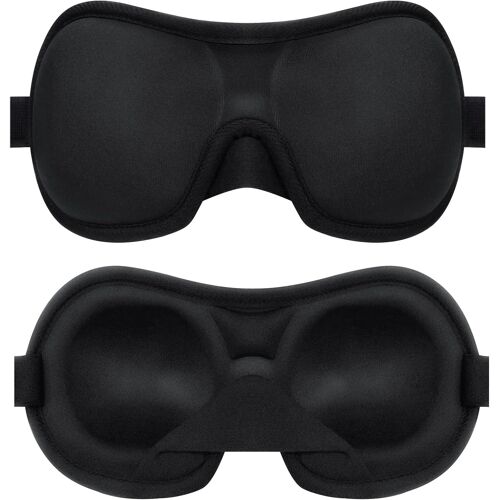 1pcs Masque De Sommeil, Masque De Nuit, 3d Masque De Voyage Anti-Lumière, Design De Pont De Nez Haut Sleep Mask, Ultra-Douce & Confortable Réglable, Masque De Yeux Pour Homme/Femme/Enfant/ Yoga 