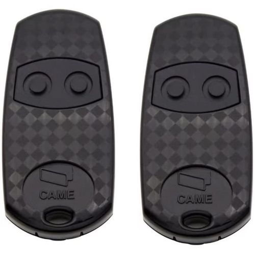 Lot de 2 télécommandes CAME TOP 432EV pour porte de garage