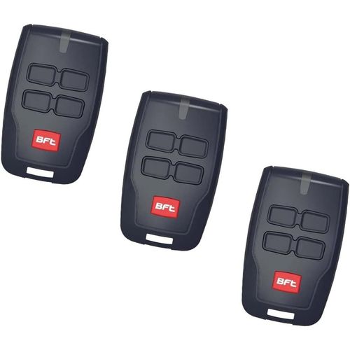 3 Télécommandes BFT B RCB04 pour portail