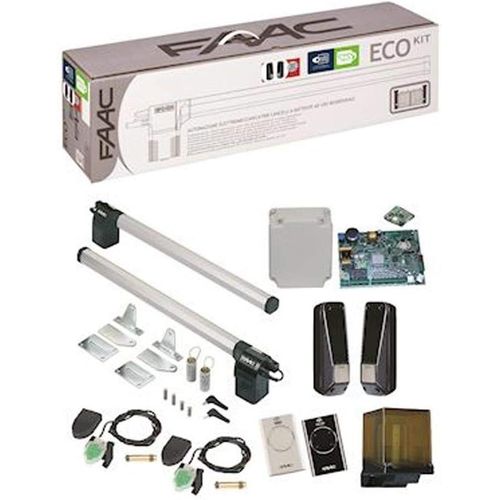 Kit motorisation pour portail battant FAAC ECO KIT LONG