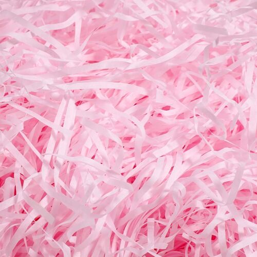 100 grammes Hamper Déchiquetés Papier Shredded Kraft Papier Cadeau Panier de Remplissage remplir des Fournitures de fête d'emballage (Rose)