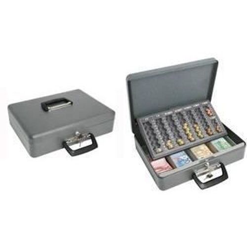 Wedo Coffret-Caisse À Monnaie Maxi, Gris, En Tô?