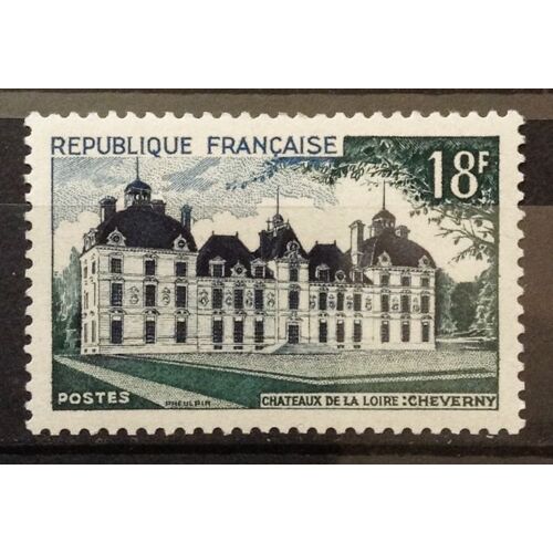 Château De Cheverny 18f (Impeccable N° 980) Neuf** Luxe (= Sans Trace De Charnière) - Cote 4,00 - France Année 1954 - N21599