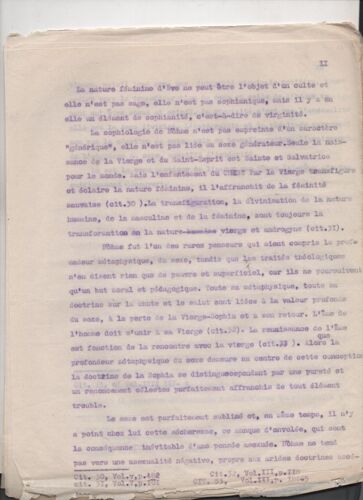 Tapuscrit : La Doctrine De La Sophia Et De L'androgyne - Jacob Bôhme 6 Et Les Courants Sophiologiques Russes