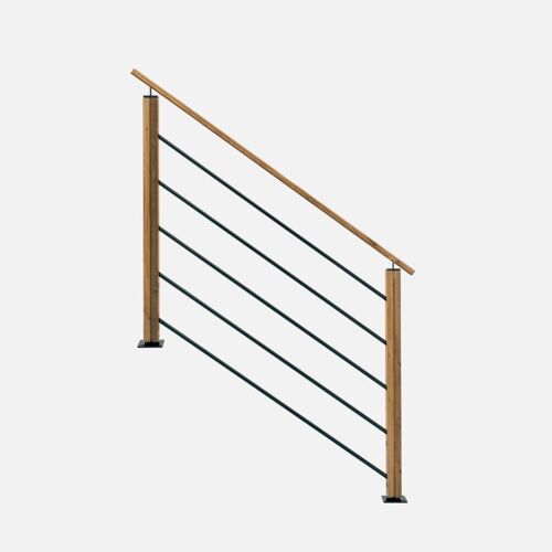 MOKA Tubes - Kit garde-corps pour escalier en bois