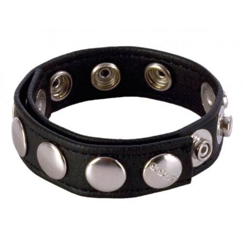 Cockring Cuir Anneau En Cuir Pour Le Sexe 8 Pressions Colt