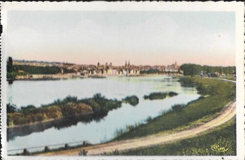 Cpa Macon - La Saône Vers 1920