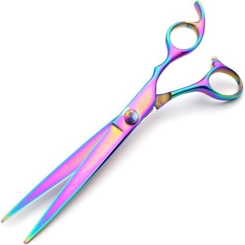 1 Pièce Ciseaux Coiffure,Ciseau Coiffeur,Ciseaux Barber Salon,Ciseaux Coiffure Professionnels En Coloré,Pour Débutant Coiffeur Etudiant Femme Homme(Style 1) 