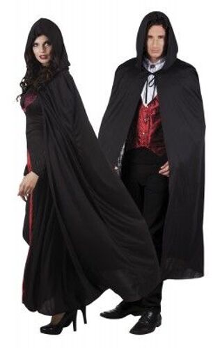 Cape Capuche 180cm Noire