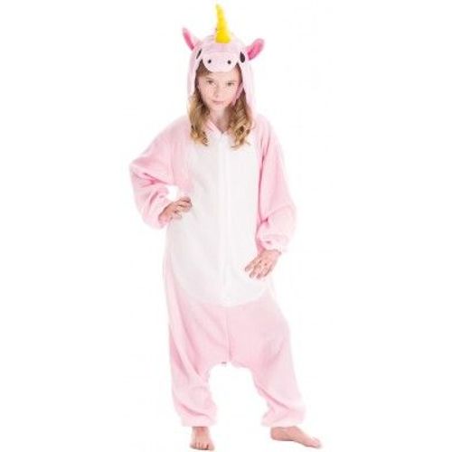 Chaks C1104140, Combinaison Kigurumi Licorne Rose, Enfant 140cm
