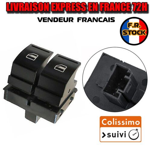 Interrupteur Leve Vitre Vw Volkswagen Seat Touran Transporter