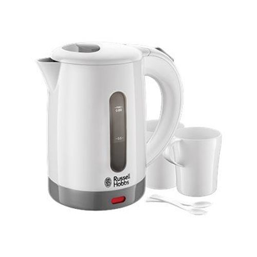 Russell Hobbs 23840-70 Travel Compact - Bouilloire - 0.85 litre - 1 kWatt - blanc
