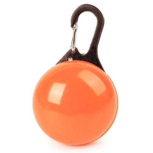 Pendentif Luminous Led Pendentif De Collier Tube D'identité - Orange