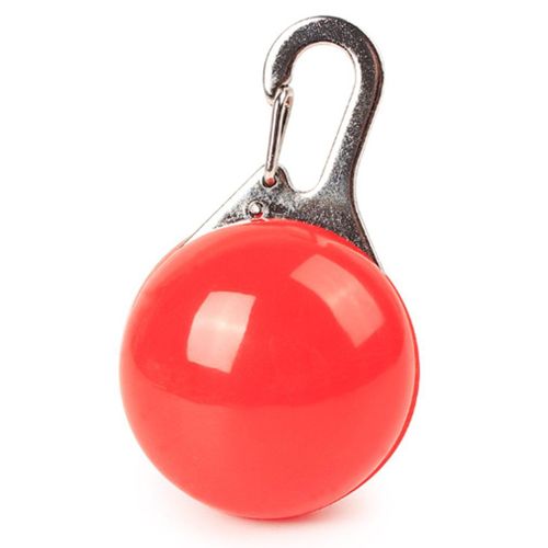 Pendentif Luminous Led Pendentif De Collier Tube D'identité - Rouge