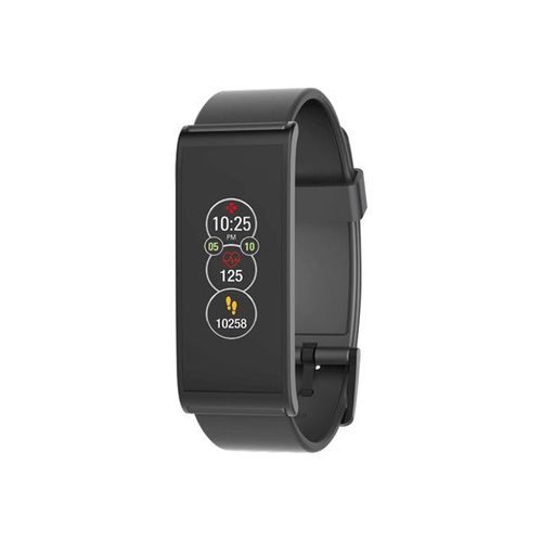 MyKronoz ZeFit4HR - Noir - suivi d'activités avec bracelet - taille du poignet : 155-222 mm - affichage 1.06" - Bluetooth - 17 g