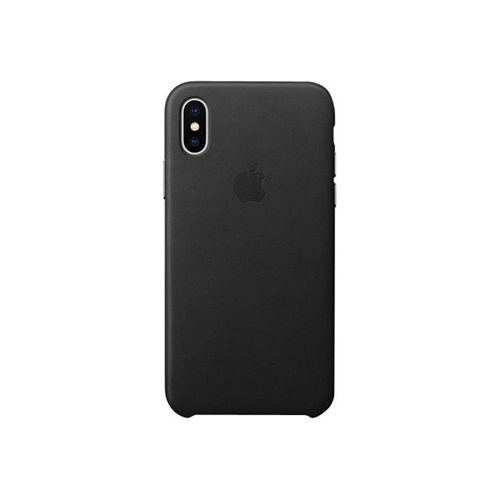 Apple - Coque De Protection Pour Téléphone Portable - Cuir - Noir - Pour Iphone X