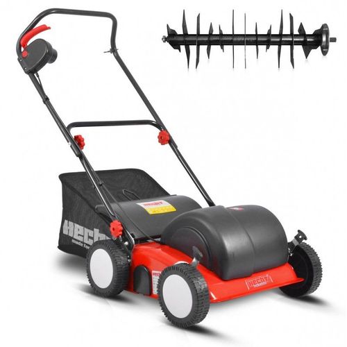 Hecht 1739 Scarificateur aérateur électrique 1700W bac 50L 26 couteaux jusqu?à 6 niveaux profondeur réglable