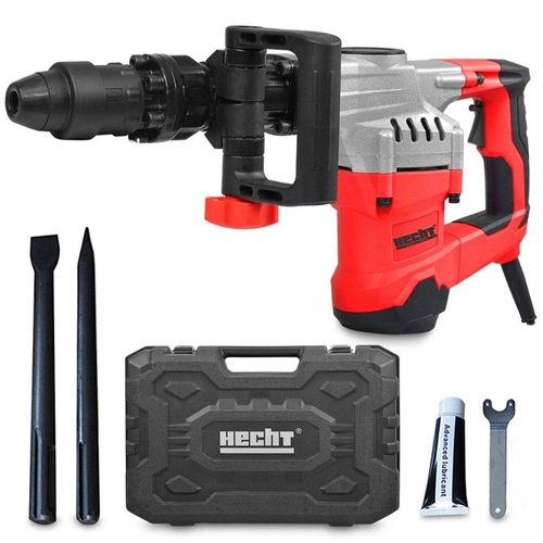 Hecht 1090 Marteau piqueur marteau de démolition puissante rotatif avec mallette et porte outil SDS MAX