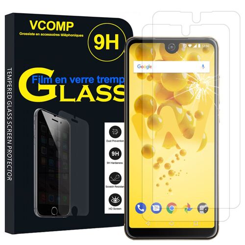 Lot / Pack De 2 Films Verre Trempé Pour Wiko View2 6.0" Protection D'écran