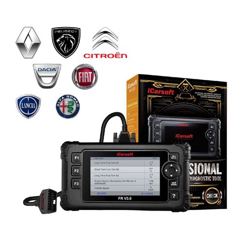 Icarsoft Fr V3.0 | Valise Diagnostic Automobile Compatible Pour Véhicules Français Et Italiens| Obd2 | Outil Diag Puissant