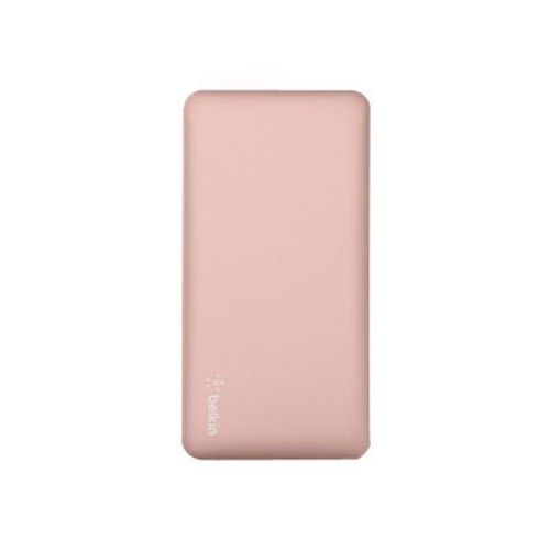 Belkin Pocket Power - Banque D'alimentation - 5000 Mah - 2.4 A (Usb) - Sur Le Câble : Micro-Usb - Rose Gold