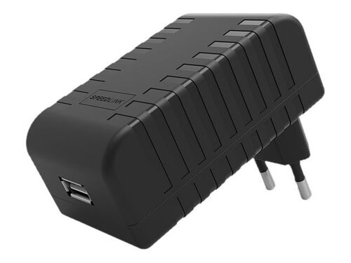 SPEEDLINK FUZE - Adaptateur secteur - 2100 mA (USB) - sur le câble : USB-C - noir - pour Nintendo Switch