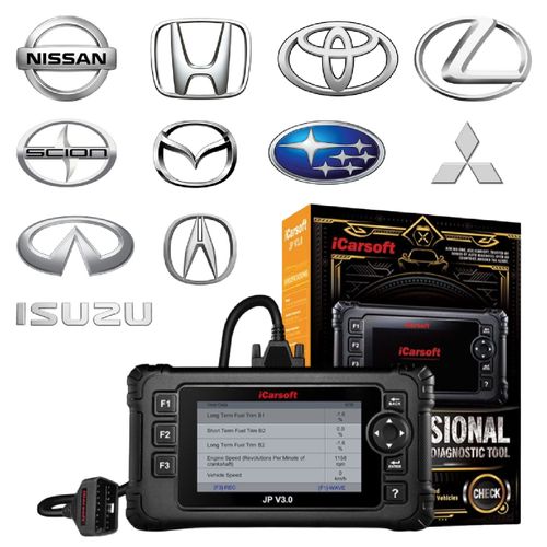 Icarsoft Jp V3.0 | Valise Diagnostic Automobile Compatible Pour Les Véhicules Asiatiques | Obd2 | Outil Diag Puissant