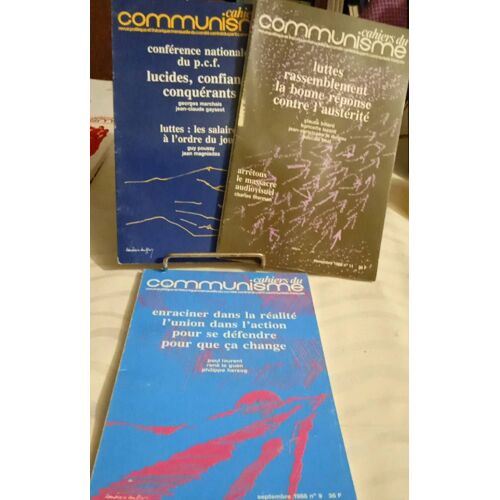 Cahiers Du Communisme 1988 Numéro 9, 11,12