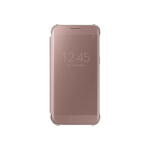 Samsung Clear View Cover Ef-Zg930 - Étui À Rabat Pour Téléphone Portable - Or Rosé - Pour Galaxy S7