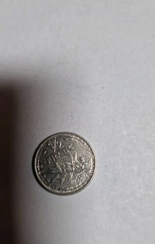 Pièce De 1/2 Francs De 1965 Avec Défaut De Fabrication