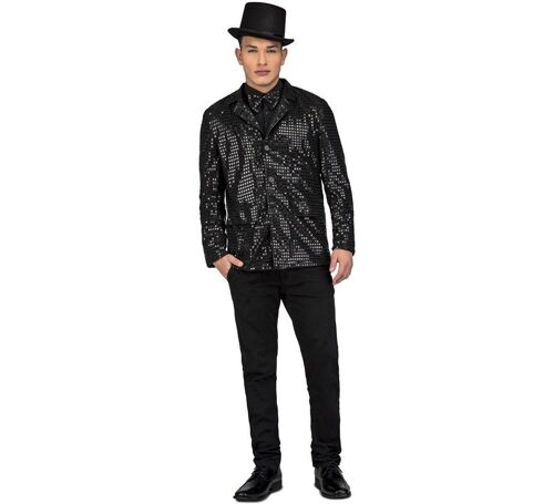 Veste Avec Noeud Papillon Noir Pour Homme (Taille M/L)