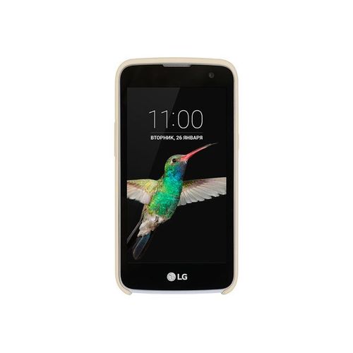 Lg Snap On Case Csv-170 - Coque De Protection Pour Téléphone Portable - Polyuréthane, Polycarbonate - Blanc - Pour Lg K4