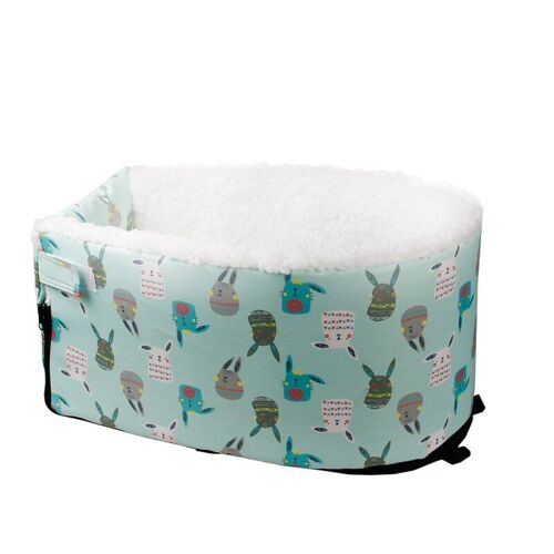 Porte-Chien Portable Pour Voiture, Antidérapant, Rehausseur De Siège Pour Animaux De Compagnie, Tapis Anti-Affaissement, Boîte D'accoudoir, Cage, Niche