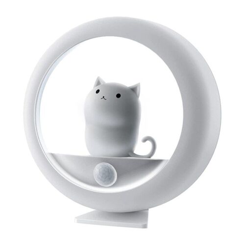 Veilleuse Magnétique Avec Capteur De Mouvement Rechargeable, Bâton De Luminosité Réglable, Lampe Pour Chat