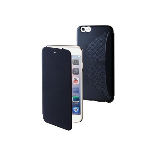 Muvit Easy Folio - Étui À Rabat Pour Téléphone Portable - Noir