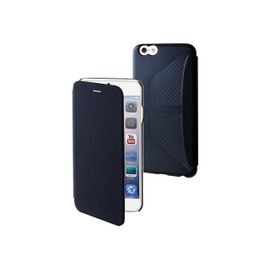 Muvit Easy Folio - Étui À Rabat Pour Téléphone Portable - Noir