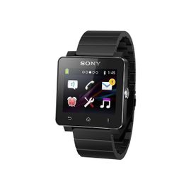 Sony SmartWatch 2 - Montre intelligente - affichage 1.6" - Bluetooth, NFC - 122.5 g - métal noir