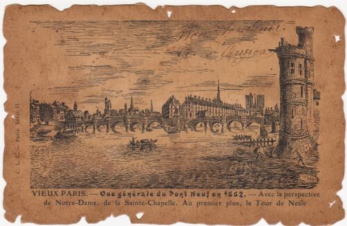 Cpa La France Pittoresque Et Monumentale - Vieux Paris - Vue Générale Du Pont Neuf En 1662 - Timbrée, Oblitérée Et Avec Correspondance En 1905