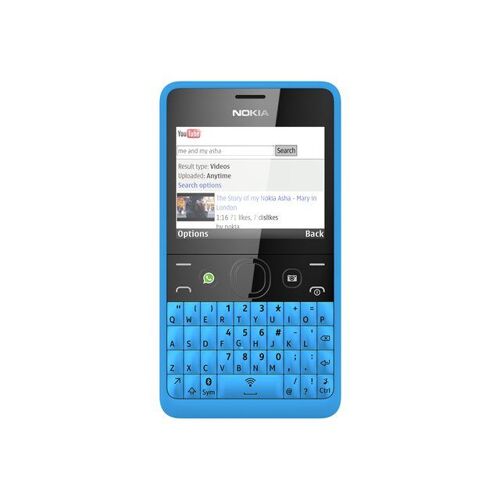 Nokia Asha 210 Cyan