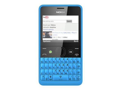 Nokia Asha 210 Cyan