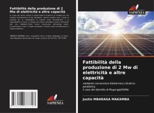 Fattibilità Della Produzione Di 2 Mw Di Elettricità E Altre Capacità
